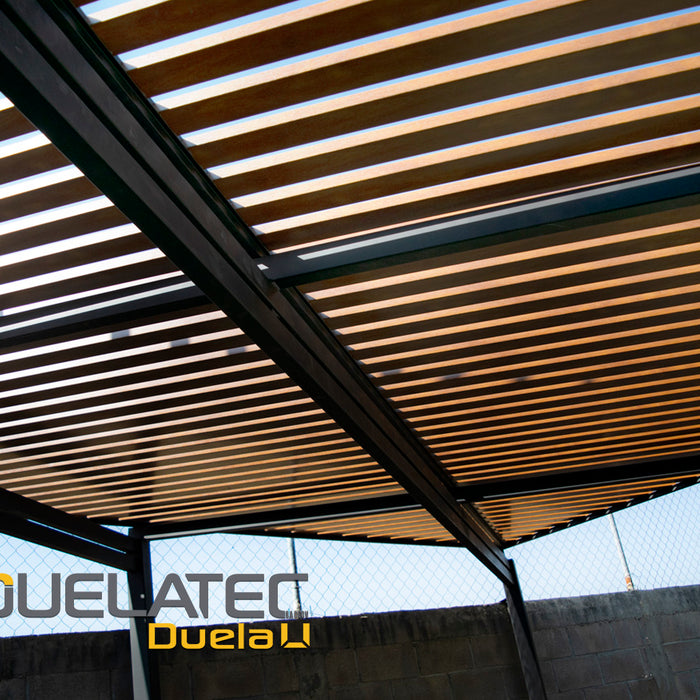 Fabulosa Pergola con Duela U Elegance