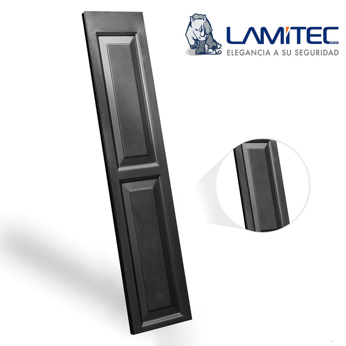 Lamitec Negra Rectangulo 4pzas