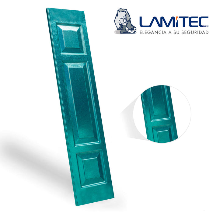 Lamitec Verde Cuadros y Rectángulos 6pzas