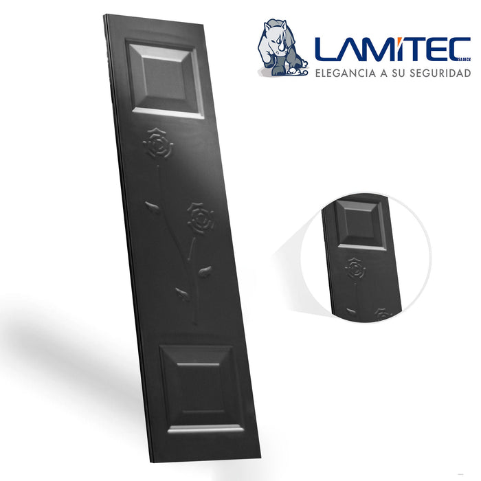 Lamitec Negro de Flores y Cuadros 4pzas