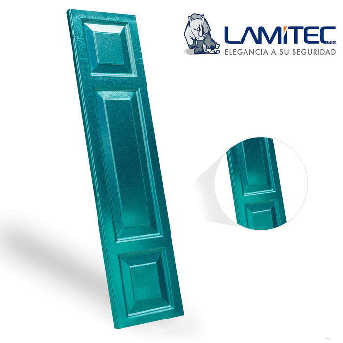 Lamitec Verde Cuadros y Rectángulos 6pzas