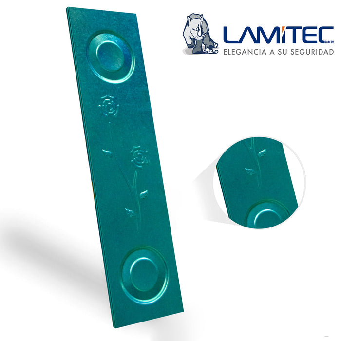 Lamitec Verde de Flores y Círculos 6pzas