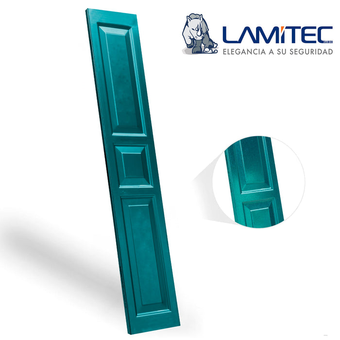 Lamitec Verde Cuadros y Rectángulos 6pzas