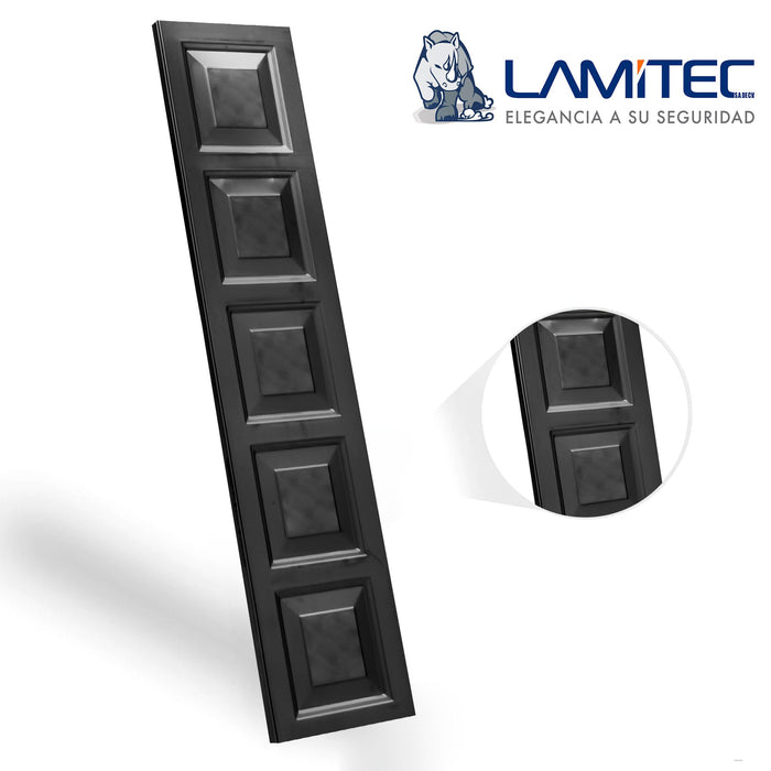 Lamitec Negra Cuadros 4pzas
