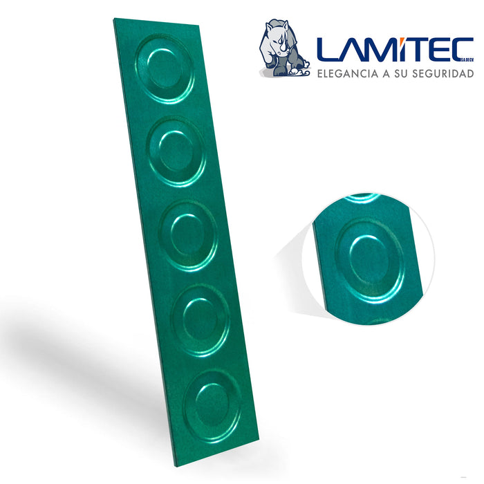 Lamitec Verde de Círculos 4pzas