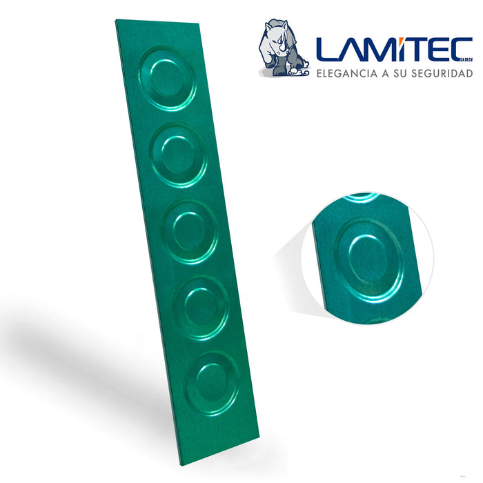 Lamitec Verde de Círculos 4pzas