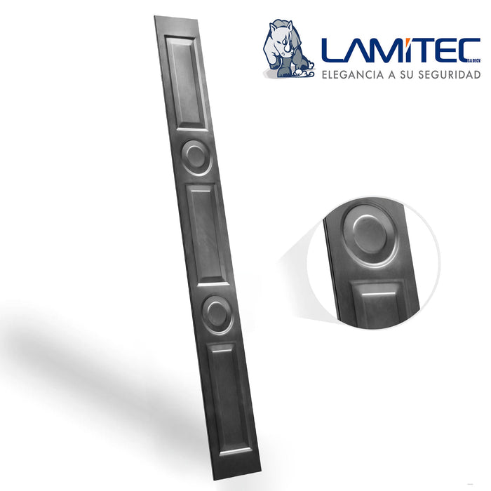 Lamitec Negra de Rectángulos y Circulos 6pzas