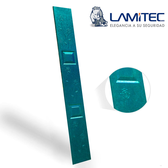 Lamitec Verde de Flores y Cuadros 4pzas