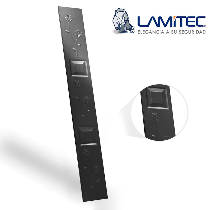 Lamitec Negro de Flores y Cuadros 6pzas