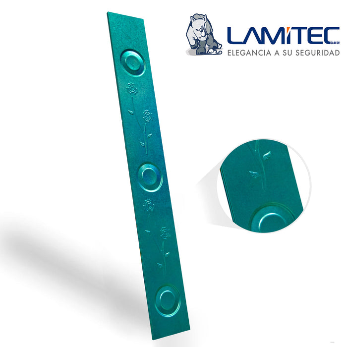 Lamitec Verde de Flores y Círculos 4pzas