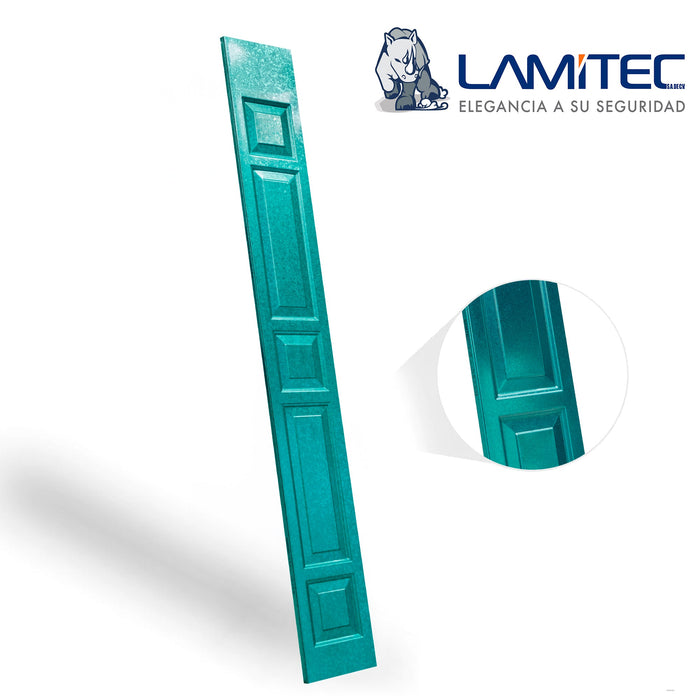 Lamitec Verde Cuadros y Rectángulos 4pzas