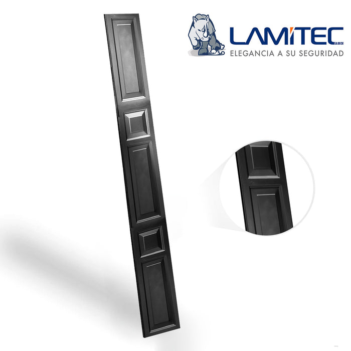 Lamitec Negra Cuadros y Rectángulos 6pzas