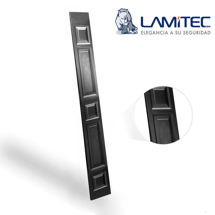 Lamitec Negra Cuadros y Rectángulos 6pzas