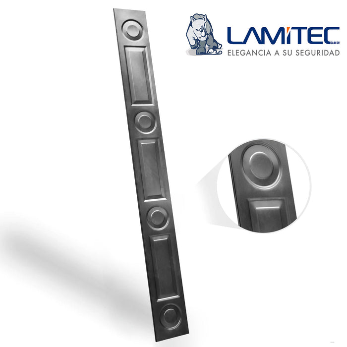 Lamitec Negra de Rectángulos y Circulos 6pzas