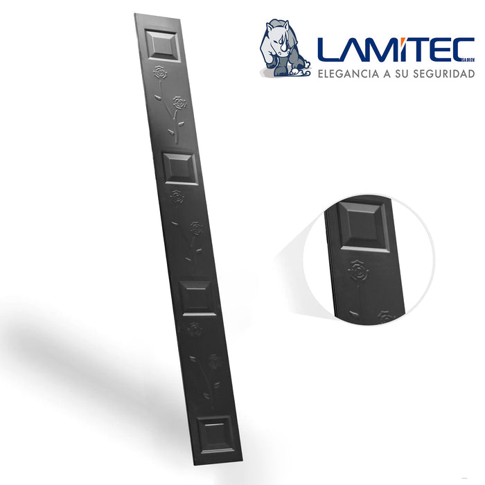 Lamitec Negro de Flores y Cuadros 4pzas