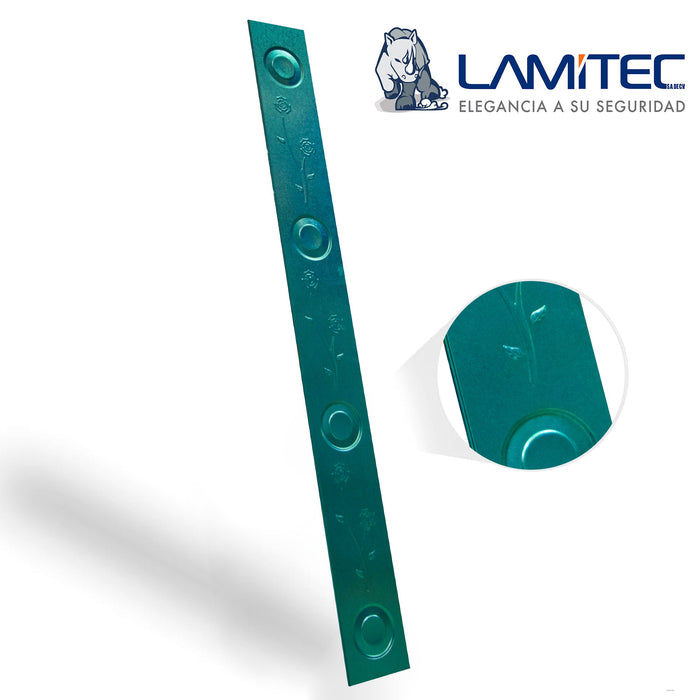 Lamitec Verde de Flores y Círculos 4pzas