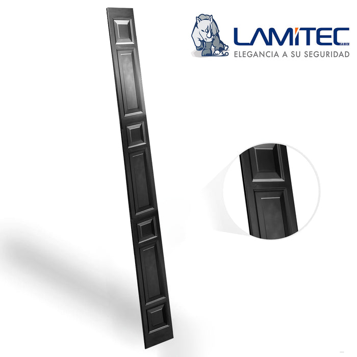 Lamitec Negra Cuadros y Rectángulos 6pzas