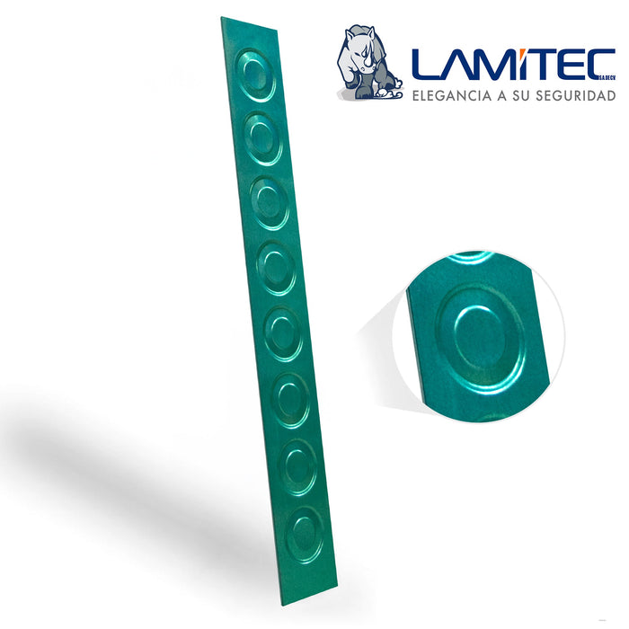 Lamitec Verde de Círculos 4pzas