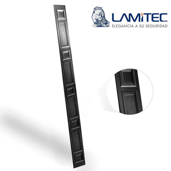 Lamitec Negra Cuadros y Rectángulos 6pzas