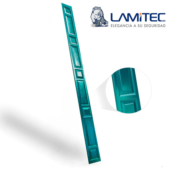 Lamitec Verde Cuadros y Rectángulos 6pzas