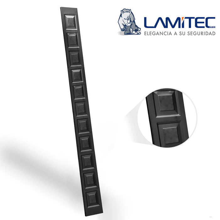 Lamitec Negra Cuadrados 3 pzas