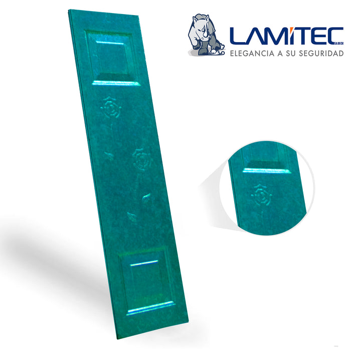 Lamitec Verde de Flores y Cuadros 3pzas