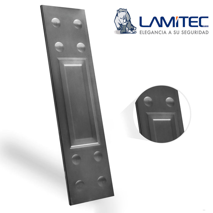 Lamitec Negra de Rectángulo y Chapetones 3 pzas