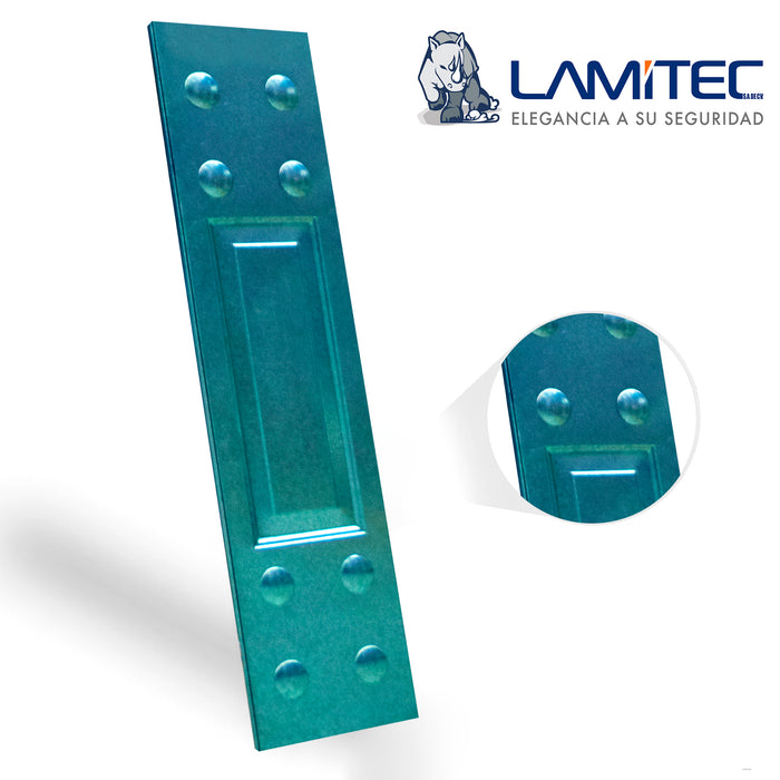 Lamitec Verde de Rectángulo y Chapetones 3 pzas