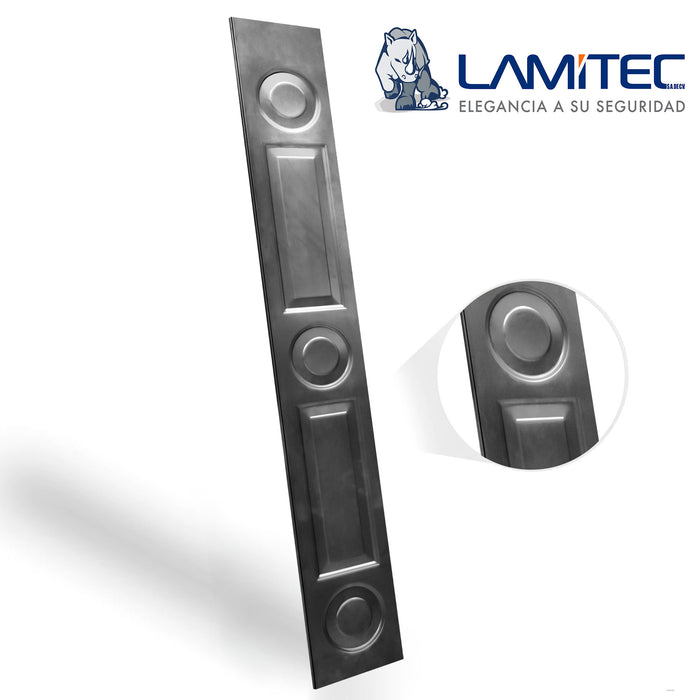 Lamitec Negra de Rectángulos y Circulos 3 pzas