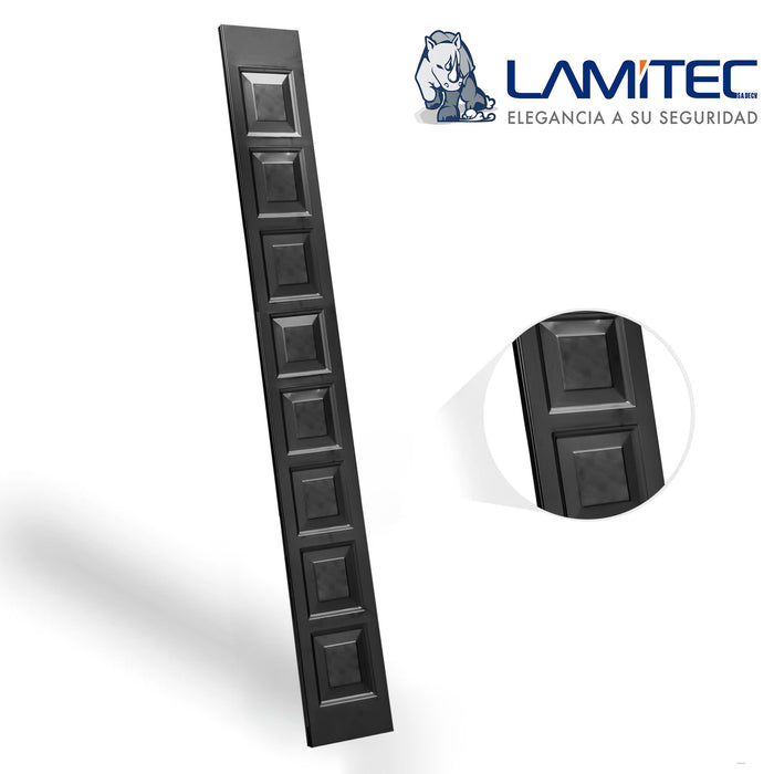 Lamitec Negra Cuadrados 3 pzas