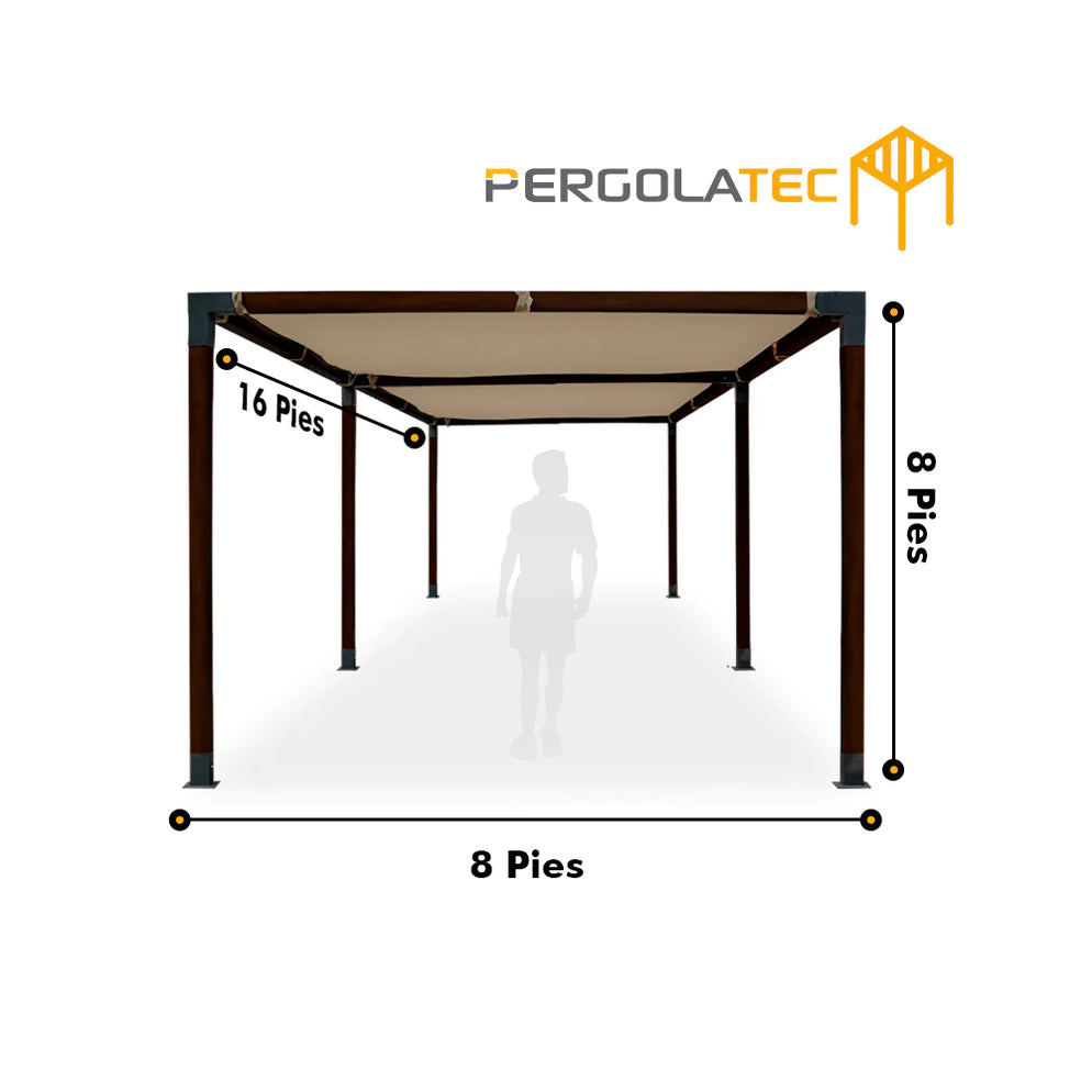 Kit Pergola Textura Nogal Tienda Lamitec kit-pergola-textura-nogal-tienda-lamitec