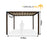 Kit Pergola viga Textura Nogal
